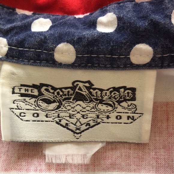 THE San ANGELO Patriotic women’s shirt size M - Picture 5 of 9